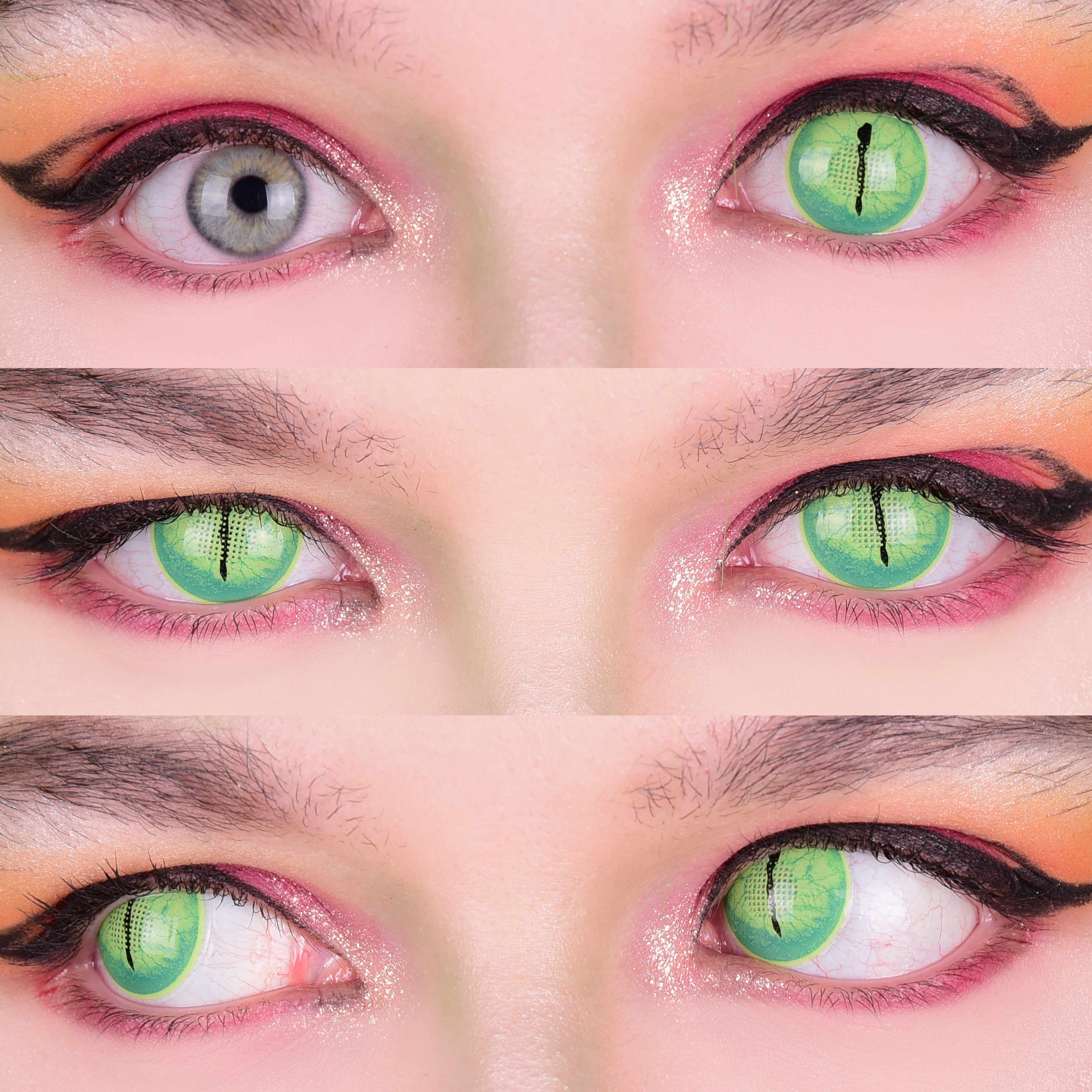 PRIMAL Jurassic III lentilles reptile vertes