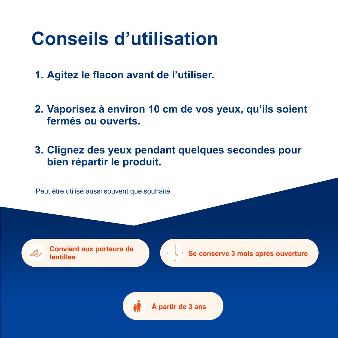 Aqualarm Intensive Spray yeux secs 2x10ml acide hyaluronique