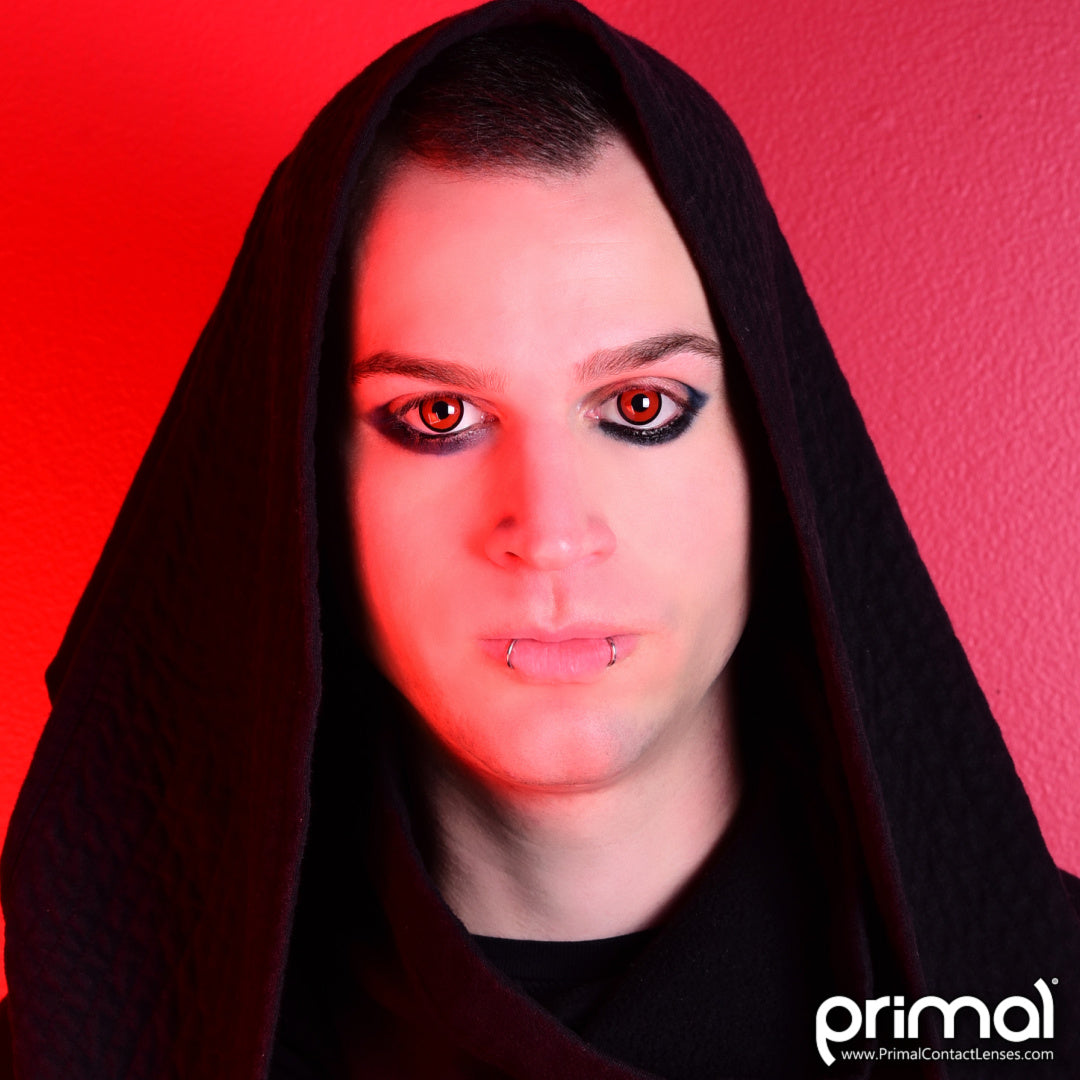 PRIMAL Blood Eyes lentilles contact rouges vampire anneau noir