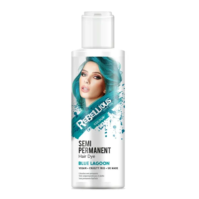 PRIMAL Rebellious Blue Lagoon coloration cheveux bleue 100ml semi-permanente