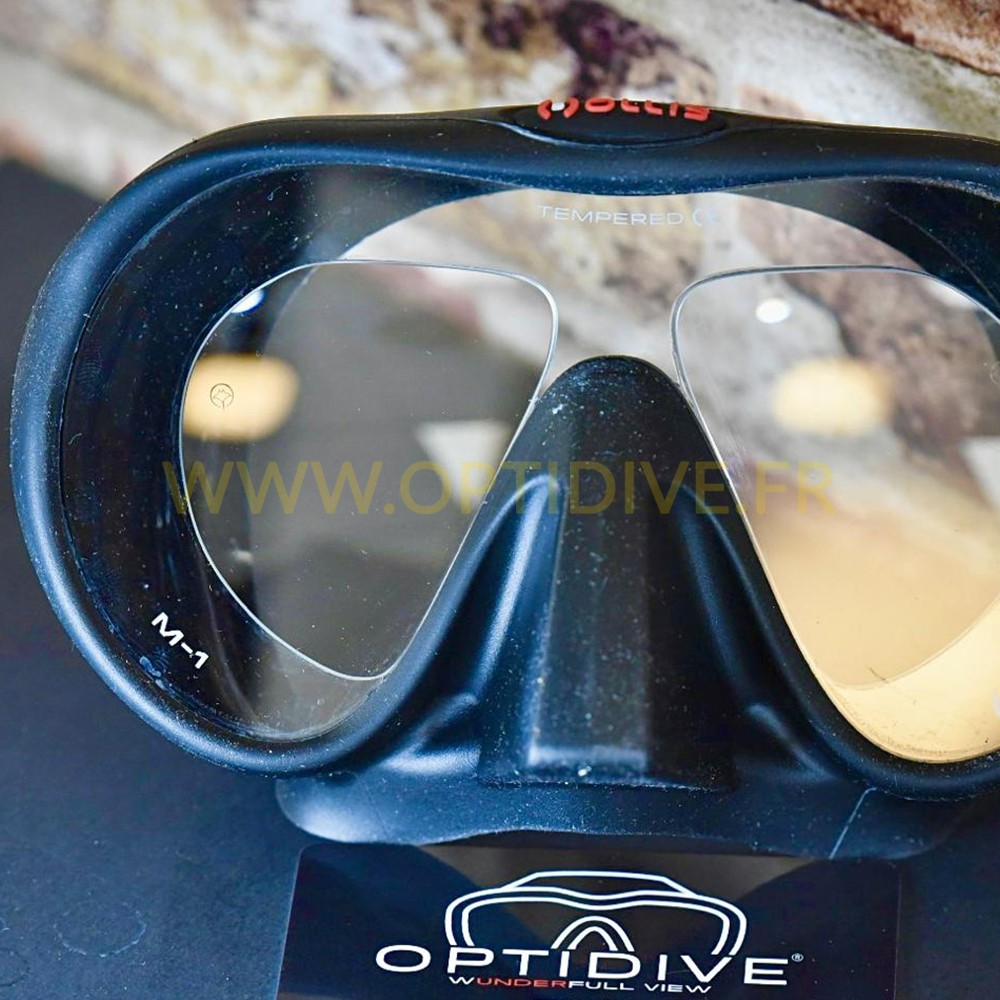 Hollis M1 masque de plongée frameless ultra-clear