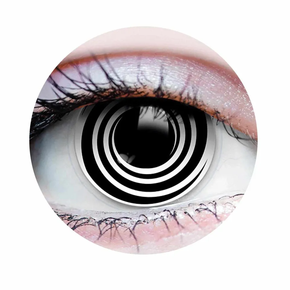 PRIMAL Hypnotized lentilles spirale noir et blanc