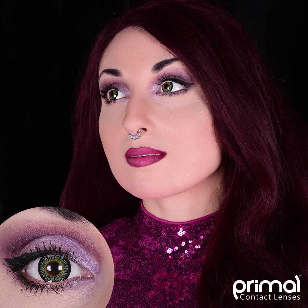 PRIMAL Temptress Emerald lentilles de couleur vert 14.5mm