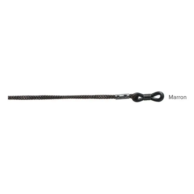 JHB Réf 001 cordon polyamide marron 2mm 12 pièces