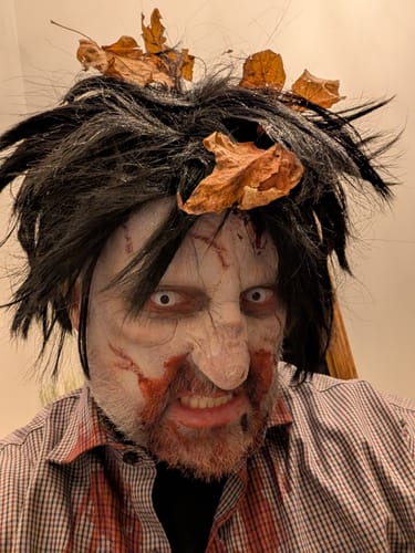 PRIMAL Zombie I lentilles blanches opaques zombie aveugle