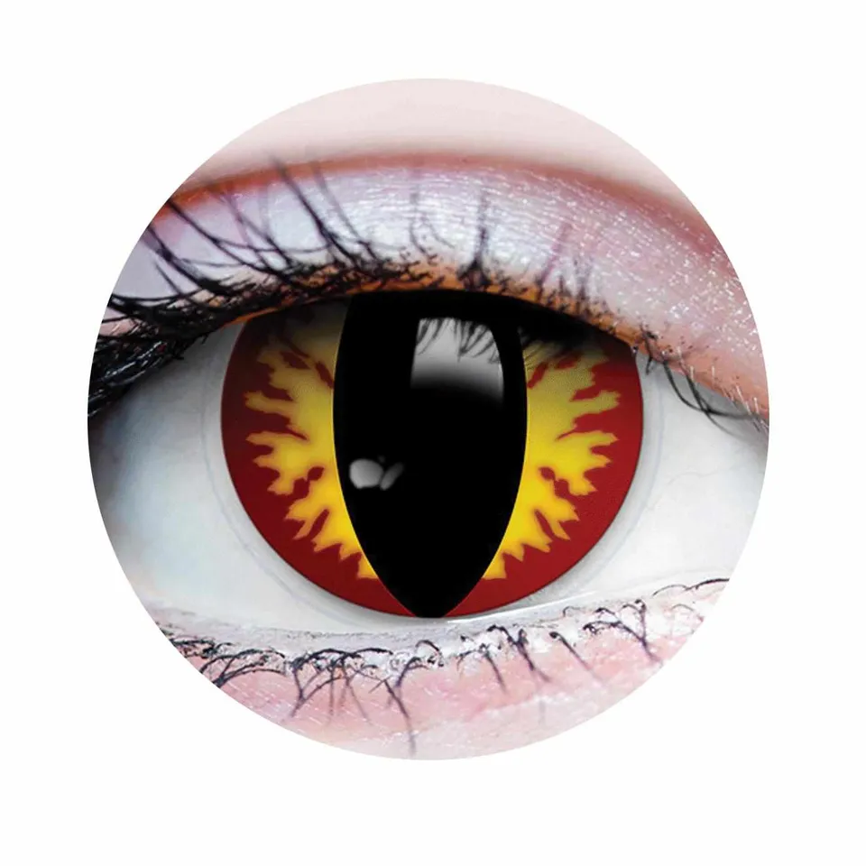 PRIMAL Dragon lentilles de contact reptile pupille verticale