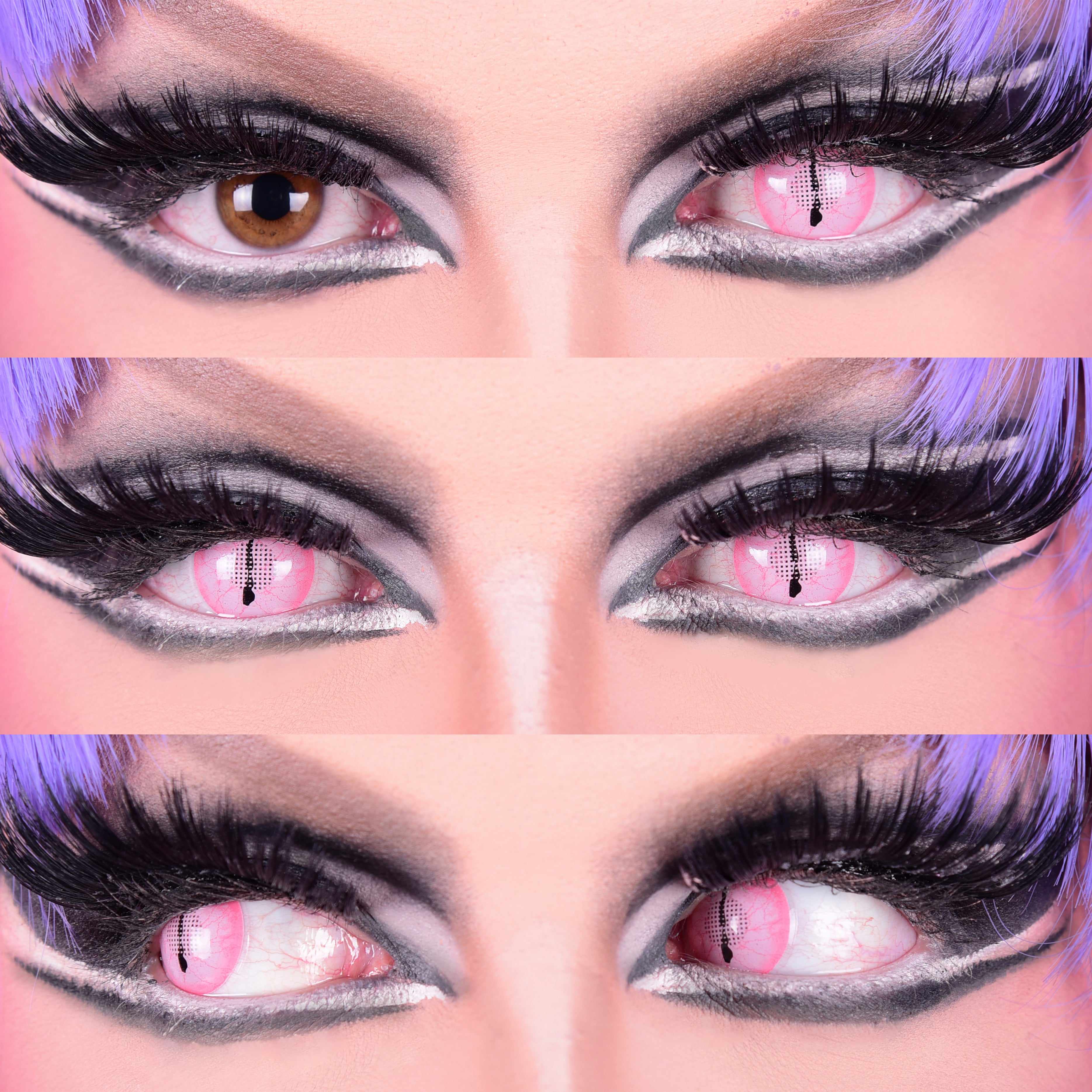 PRIMAL Slayer lentilles cosplay roses
