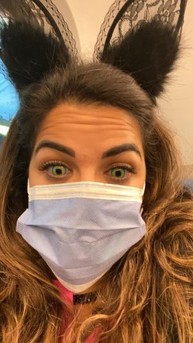 PRIMAL Strange lentilles vert bleu mini sclera