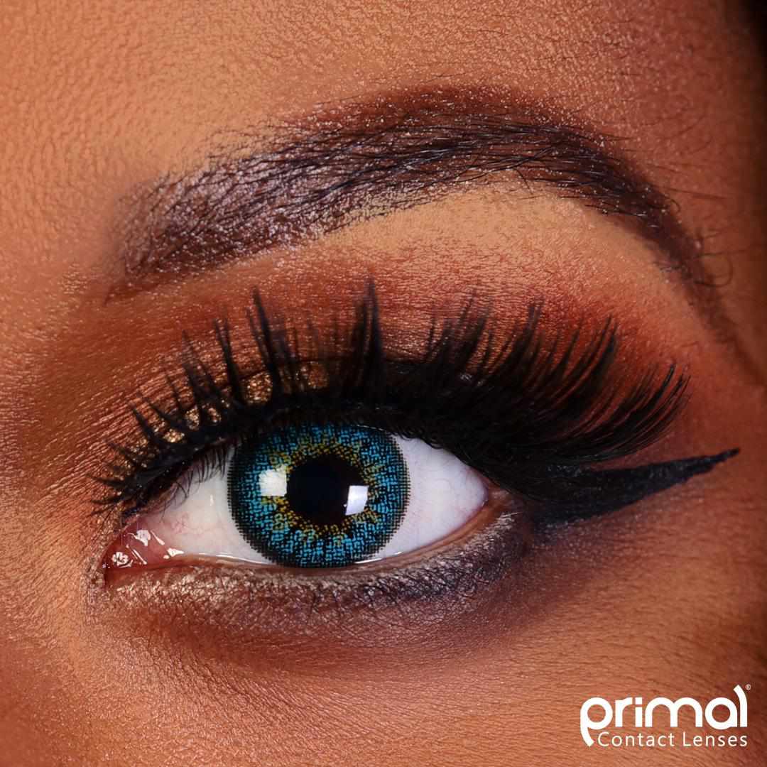 Primal Sunrise Turquoise lentilles couleur vert naturel