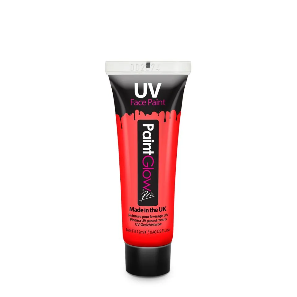 PRIMAL PaintGlow UV rouge peinture visage et corps 12ml