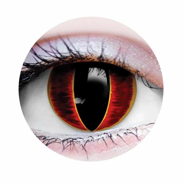 PRIMAL Sauron lentilles de contact rouges œil reptile