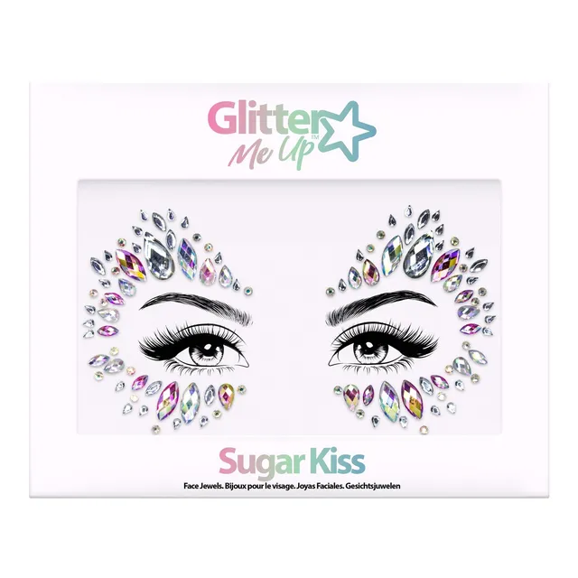 PRIMAL Glitter Me Up Sugar Kiss strass visage réutilisable