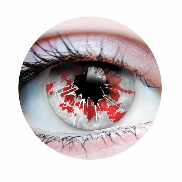 PRIMAL Shatter lentilles rouges effet verre brisé