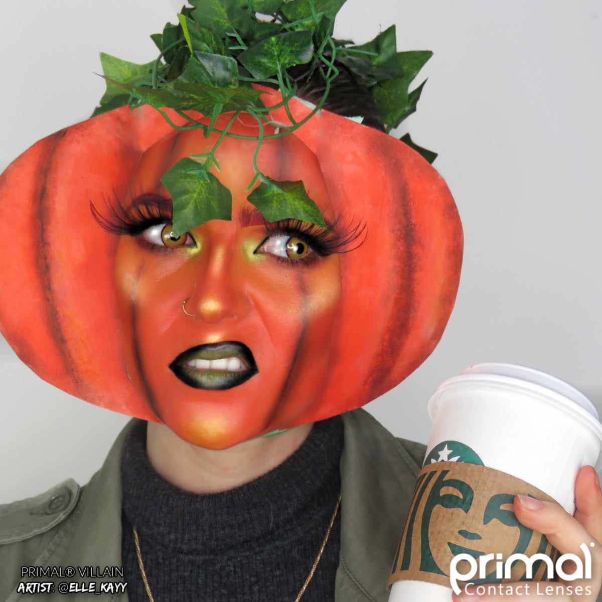 PRIMAL Villain lentilles jaunes contour sombre