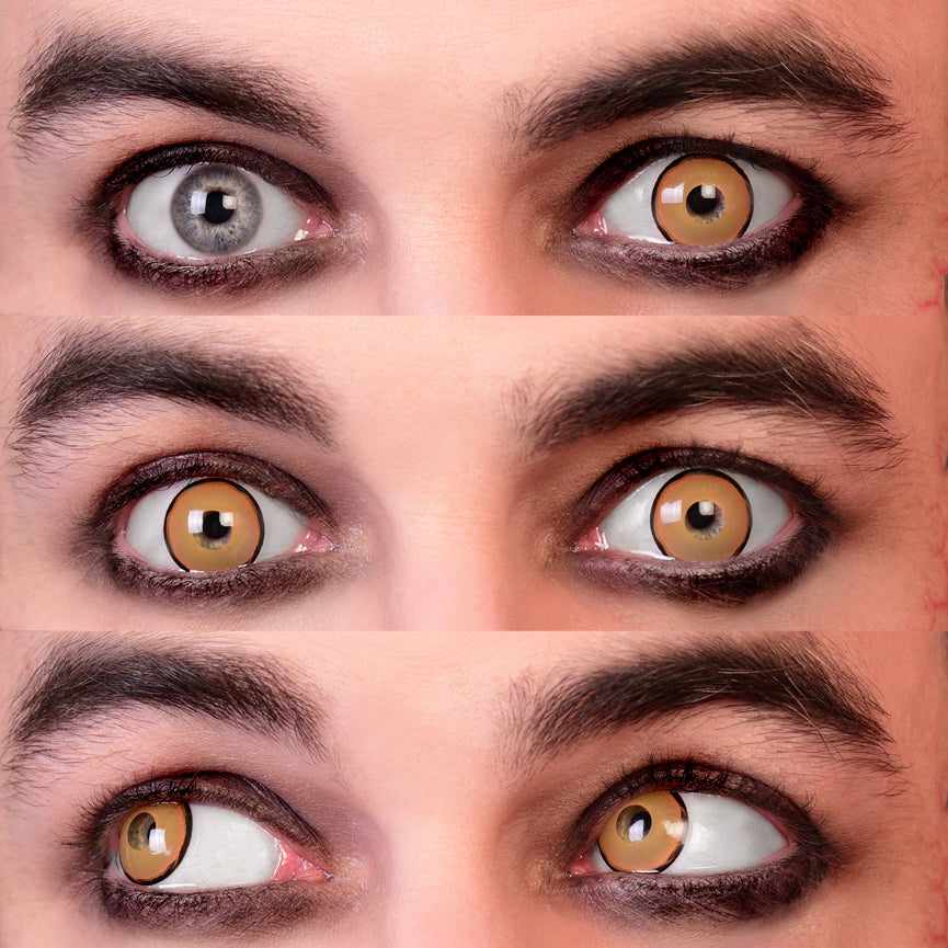 PRIMAL Villain lentilles jaunes contour sombre