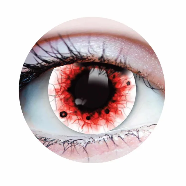 PRIMAL Wraith II lentilles blanches et rouges effet spectre