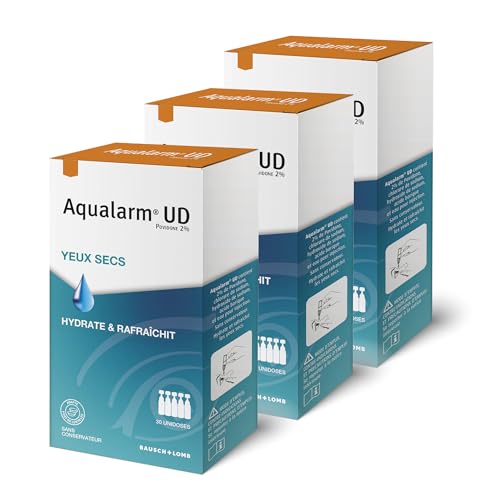 Aqualarm UD gouttes yeux secs 3x30 unidoses povidone 2%