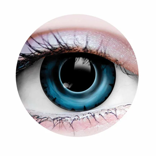 PRIMAL Piranha I lentilles bleues sans correction effet fisheye