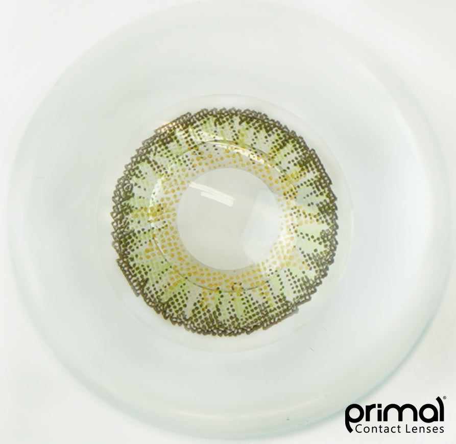 PRIMAL Delightful Jade lentilles vertes naturelles 14,2 mm