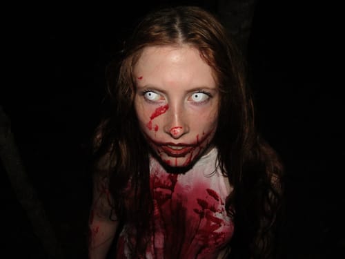 PRIMAL White Mini Sclera lentilles de couleur blanc