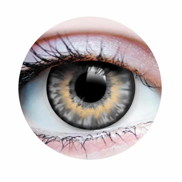 PRIMAL Sunrise Ash lentilles de contact grises miel 3 tons