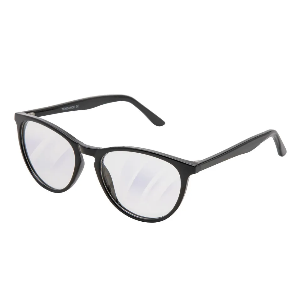 JHB 96bb lunettes anti-lumière bleue plastique noir 50-16