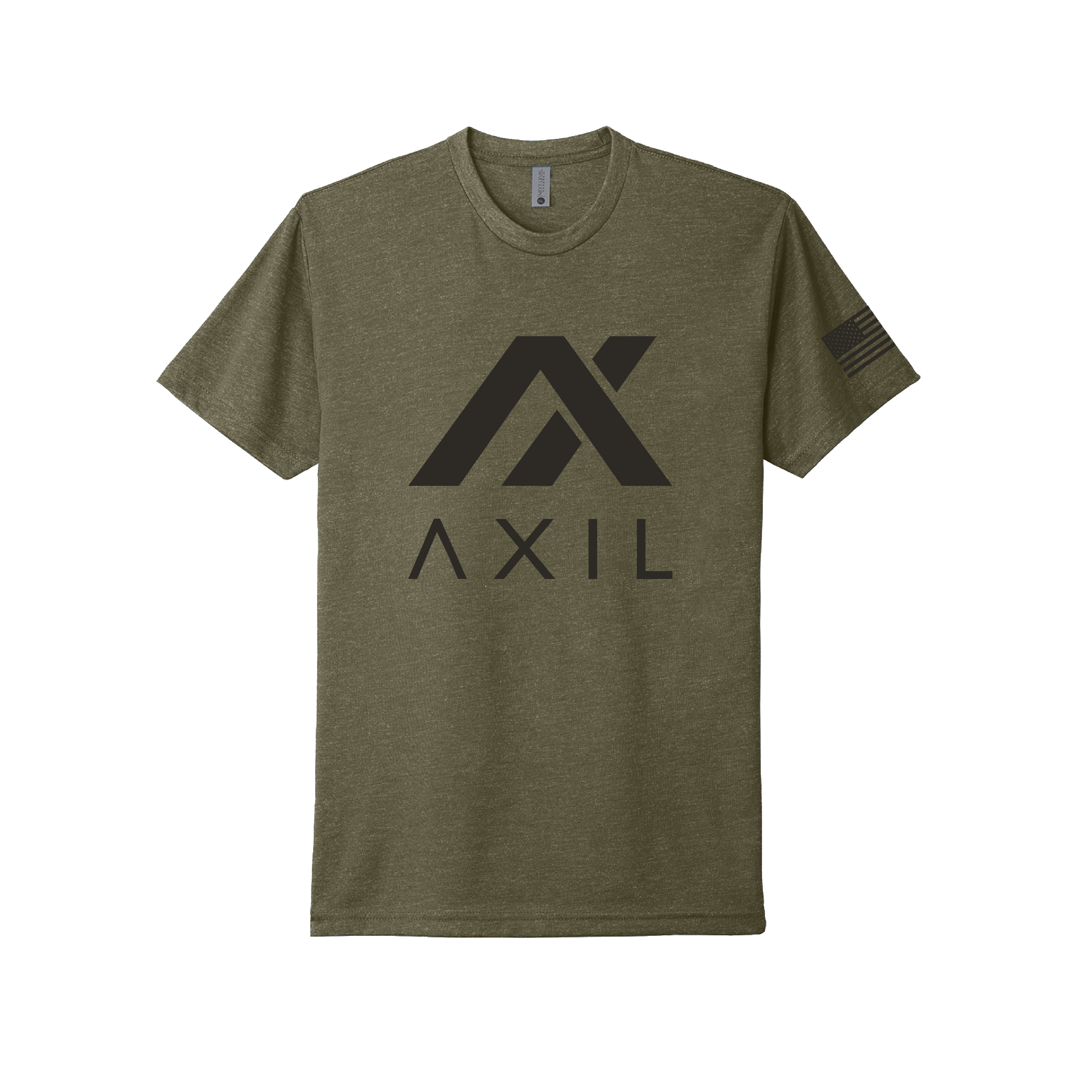 AXIL Logo T-shirt coton noir coupe confort