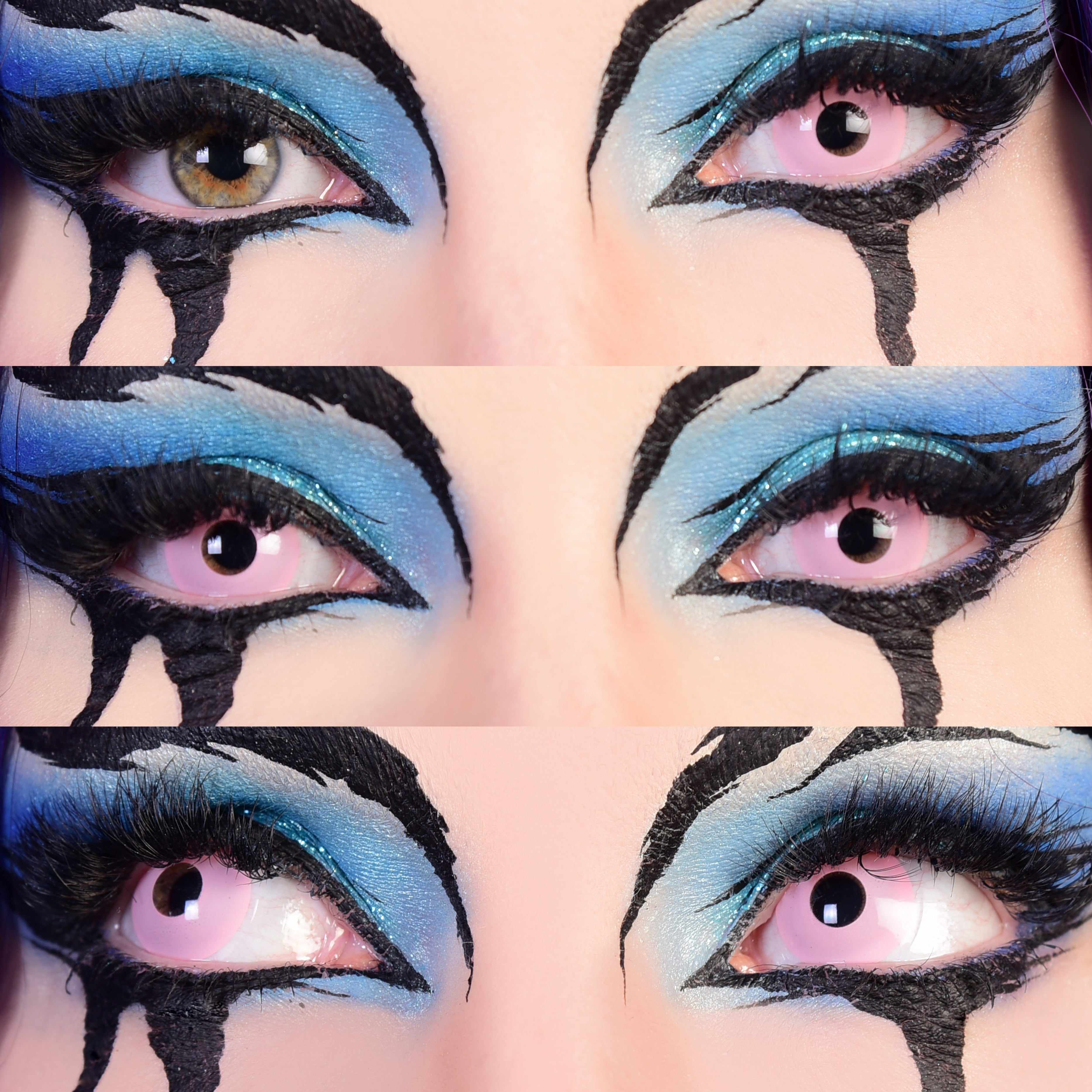PRIMAL Cotton Candy lentilles de contact roses opaques