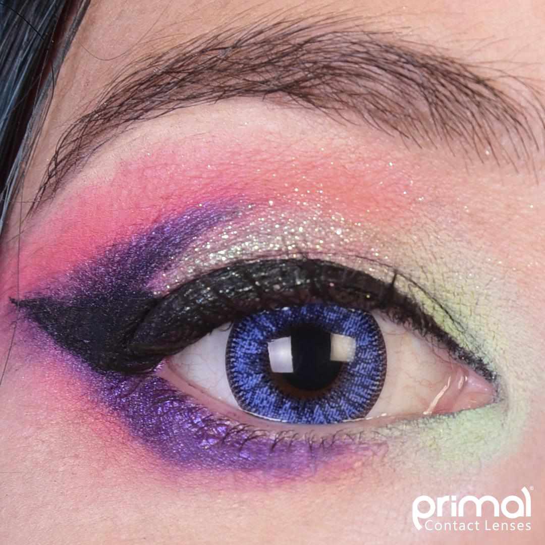 PRIMAL Moonlight Azure lentilles bleues 14 mm