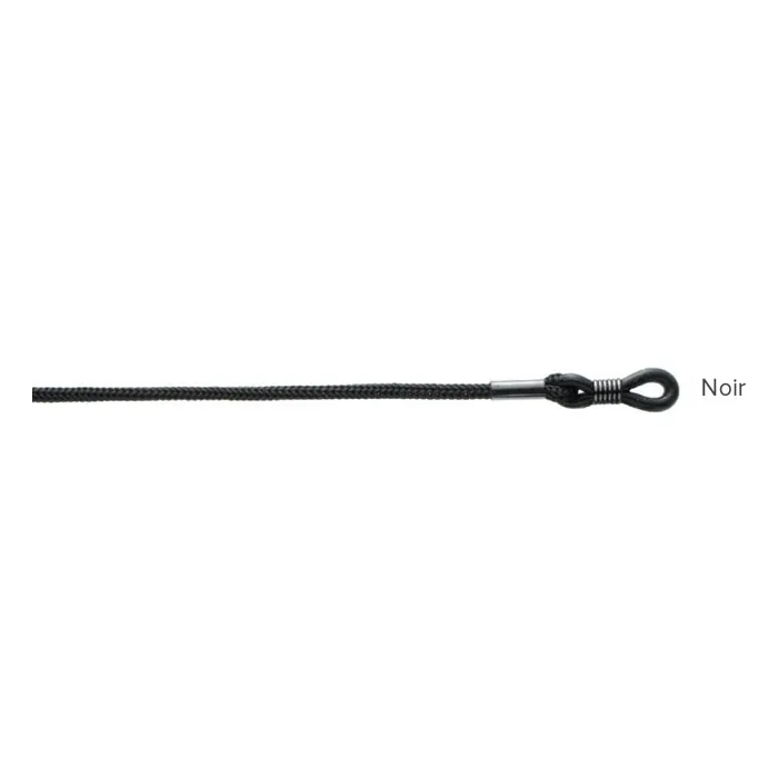 JHB 000 cordon lunettes polyamide noir 2mm x12