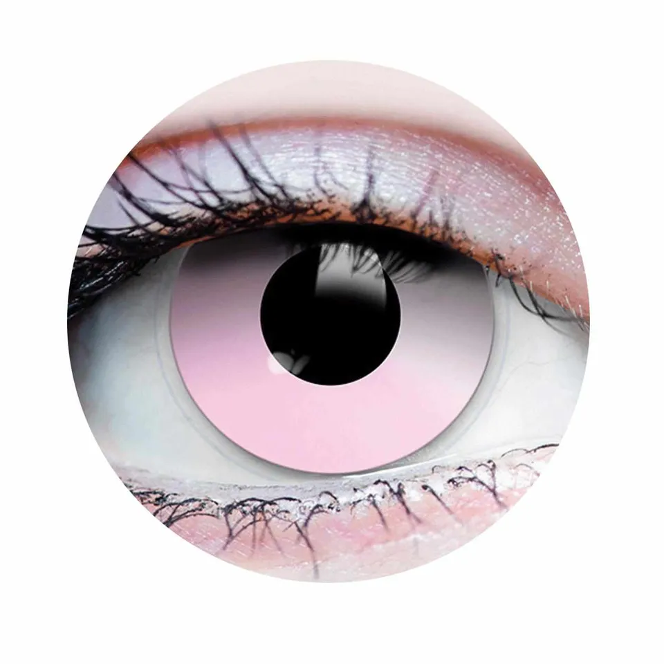 PRIMAL Cotton Candy lentilles de contact roses opaques