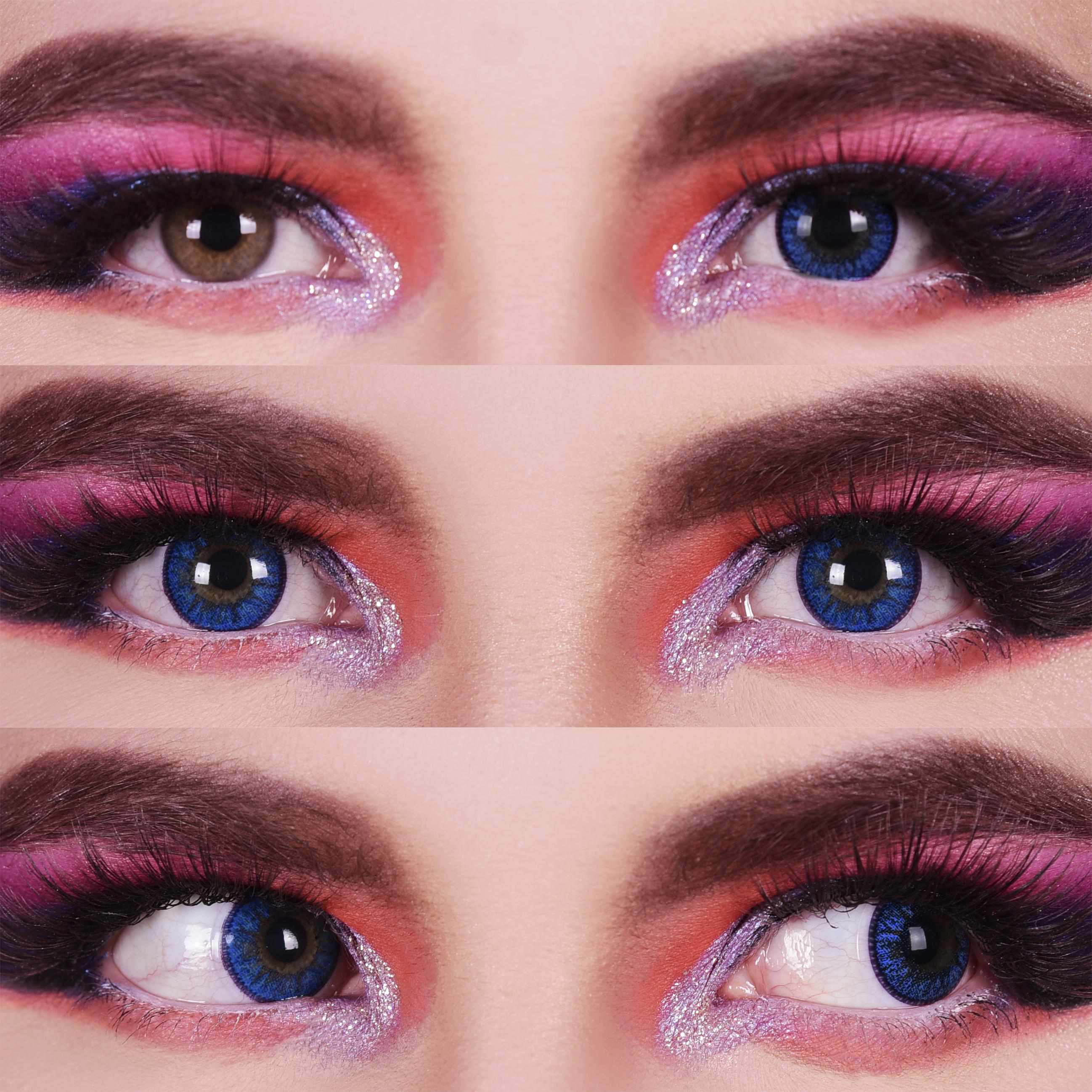 PRIMAL Enchanted Azure lentilles bleues naturelles