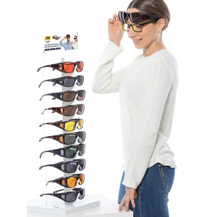 JHB présentoir surlunettes optique comptoir