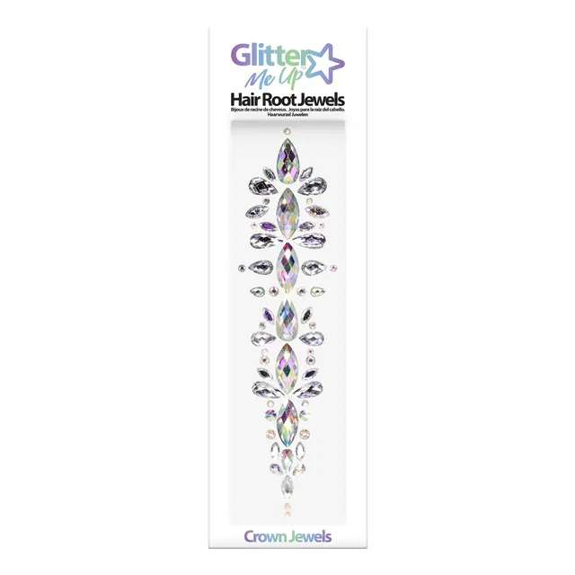 PRIMAL Glitter Me Up Crown bijoux cheveux strass réutilisables