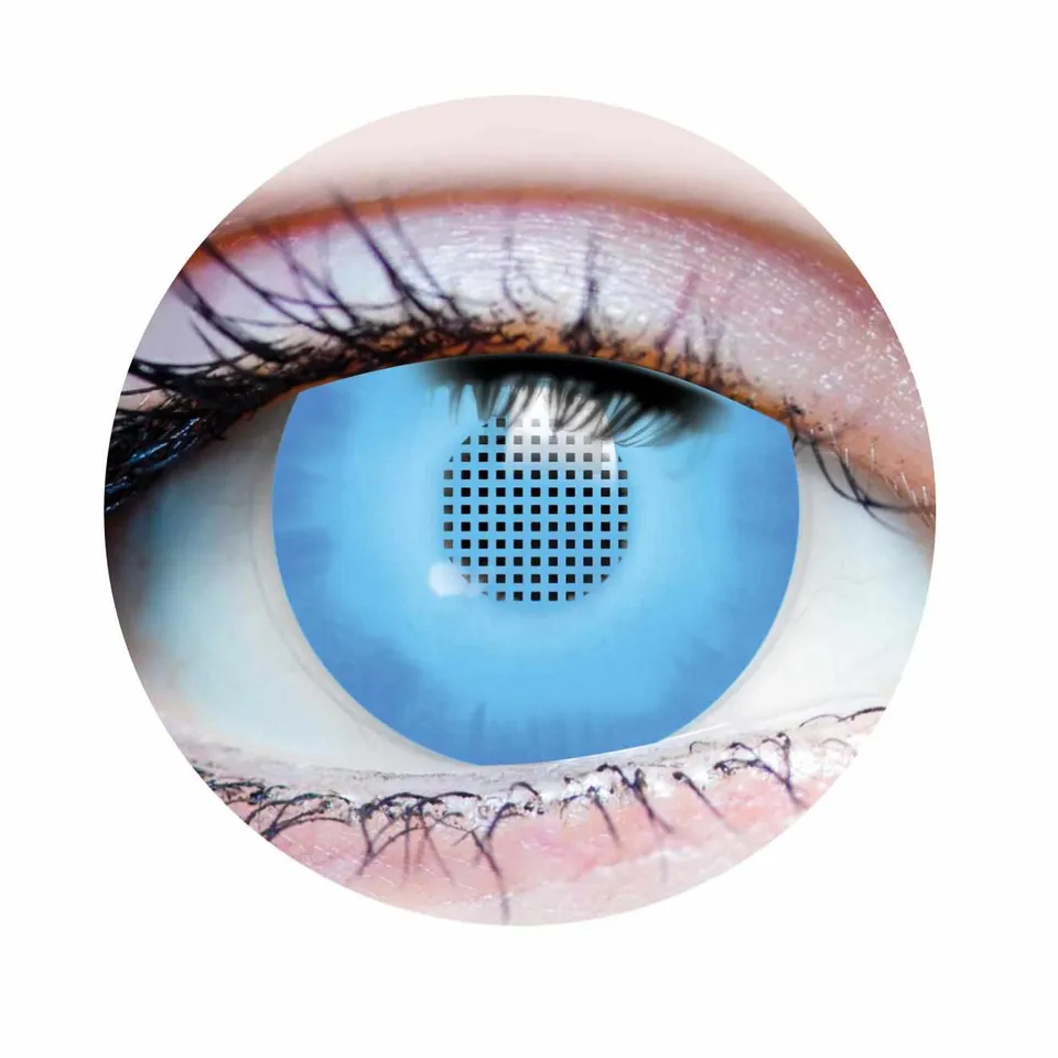 PRIMAL Saiyan Blue lentilles de couleur bleu cosplay
