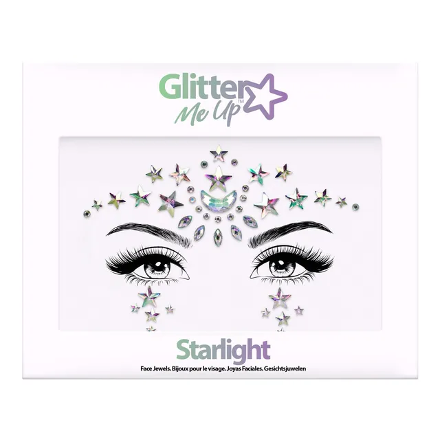 PRIMAL Glitter Me Up Starlight bijoux visage strass