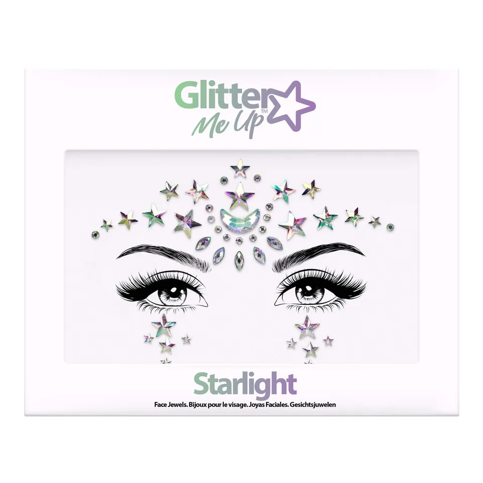 PRIMAL Glitter Me Up Starlight bijoux visage strass