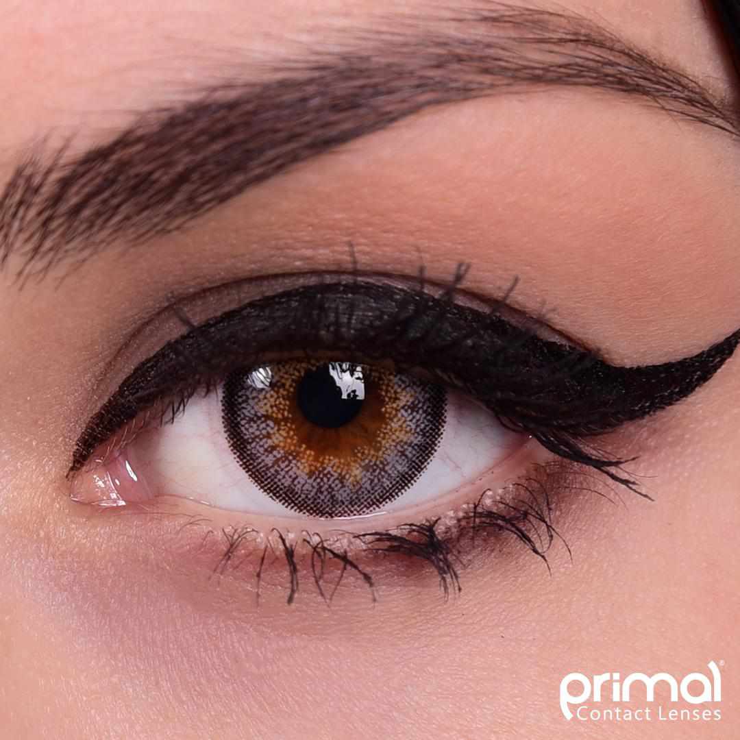 PRIMAL Sunrise Ash lentilles grises miel marron