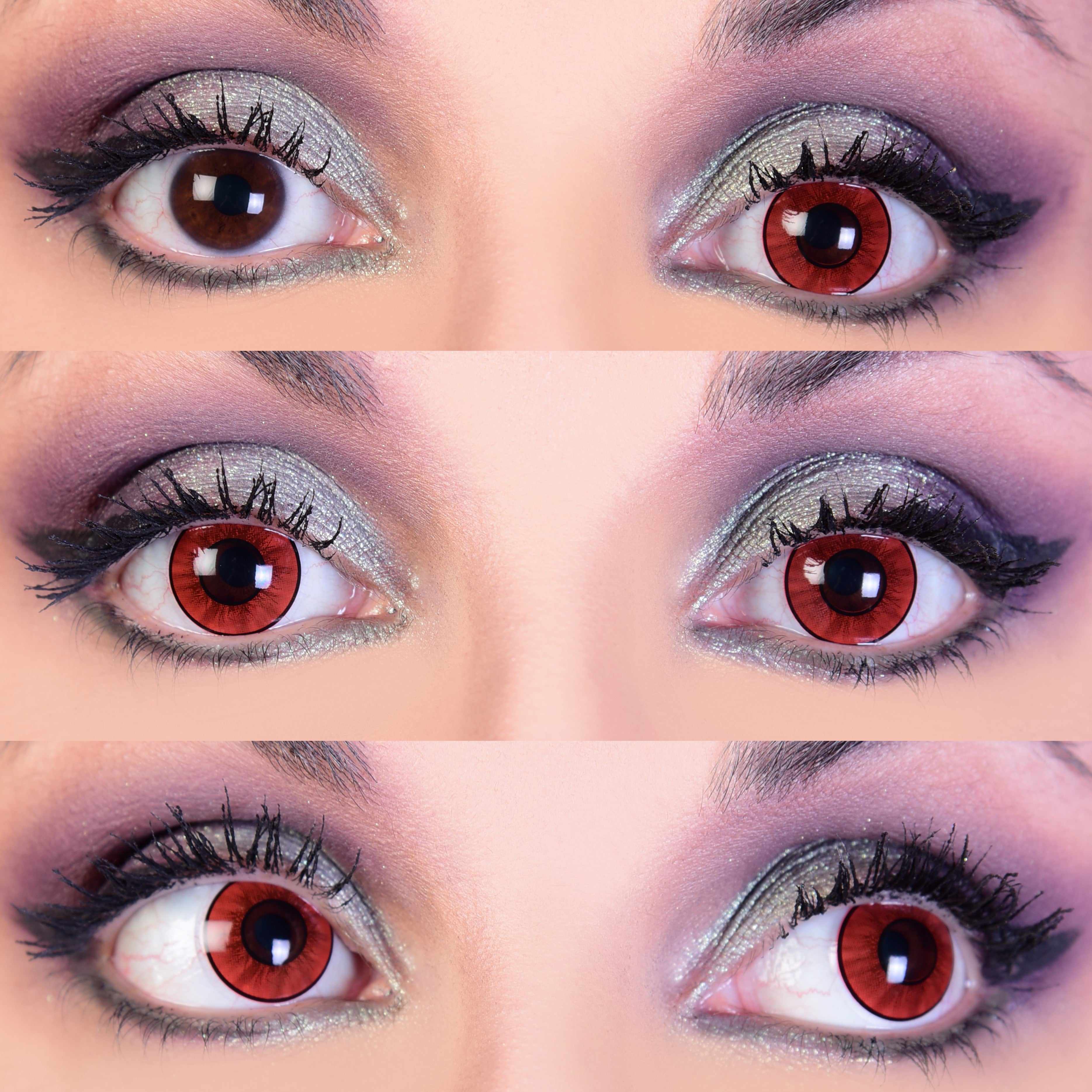 PRIMAL Dracula I lentilles de contact rouges opaques