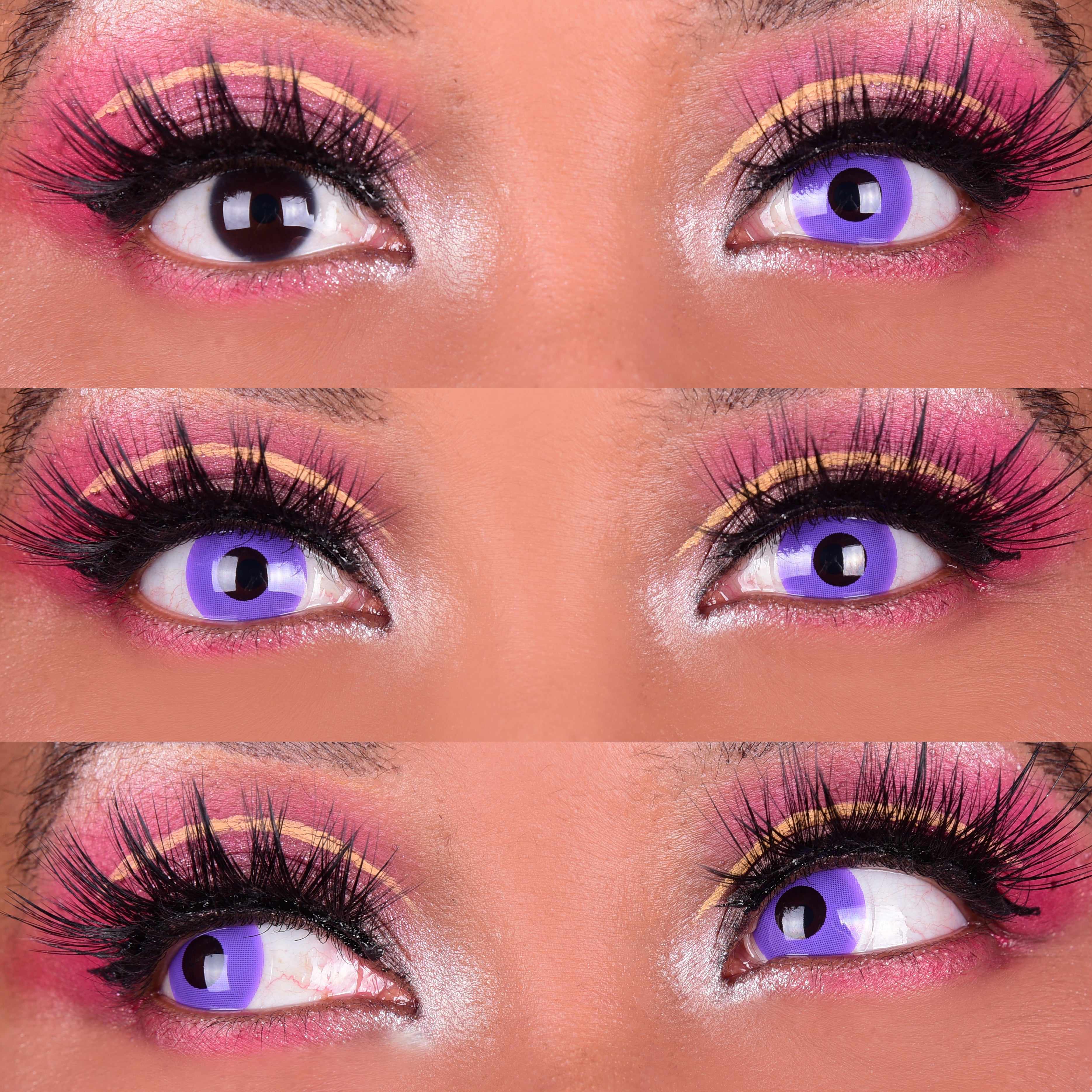 PRIMAL Phantom lentilles couleur violet opaque