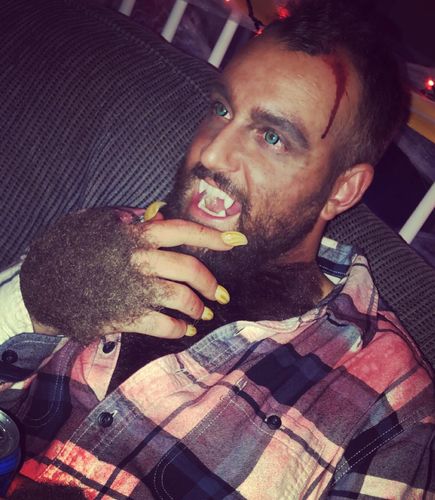 PRIMAL Werewolf I lentilles vertes loup-garou