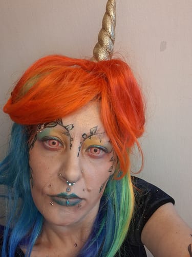 Primal Jinx lentilles cosplay rose mini scléra