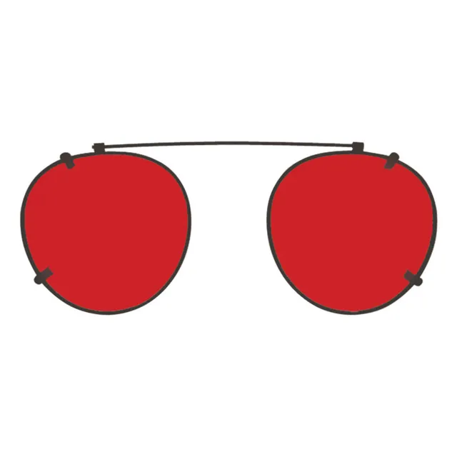 JHB 121Nbv Clip Réglable basse vision filtre jaune avec étui