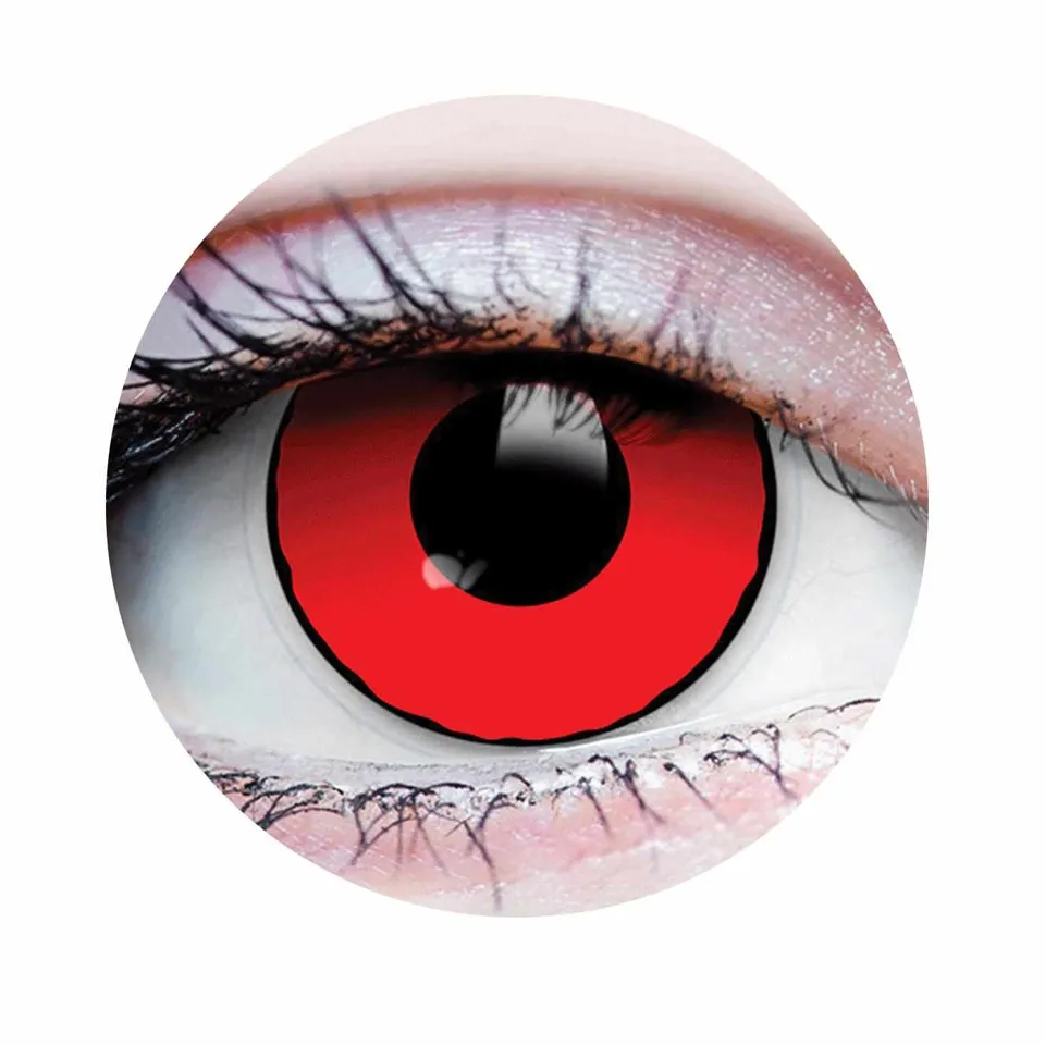 Primal Blood Eyes lentilles rouges vampire anneau noir