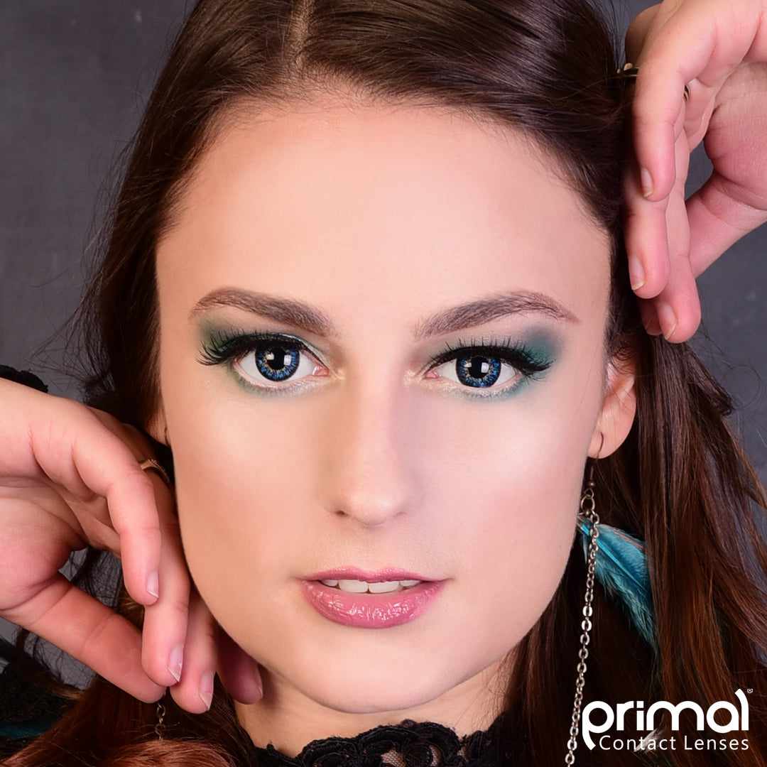 Primal Moonrise Ocean lentilles couleur turquoise 14,5 mm