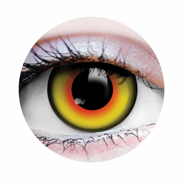 Primal Mad Hatter lentilles couleur orange jaune