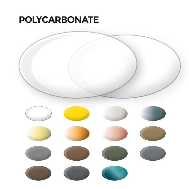 JHB polycarbonate verres à tailler base 6 paire