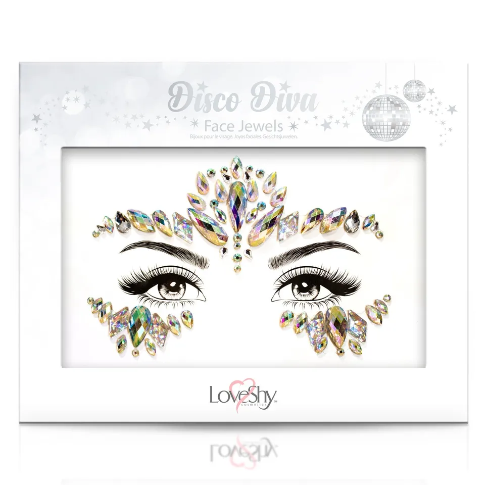 PRIMAL Glitter Me Up Disco Diva bijoux visage strass