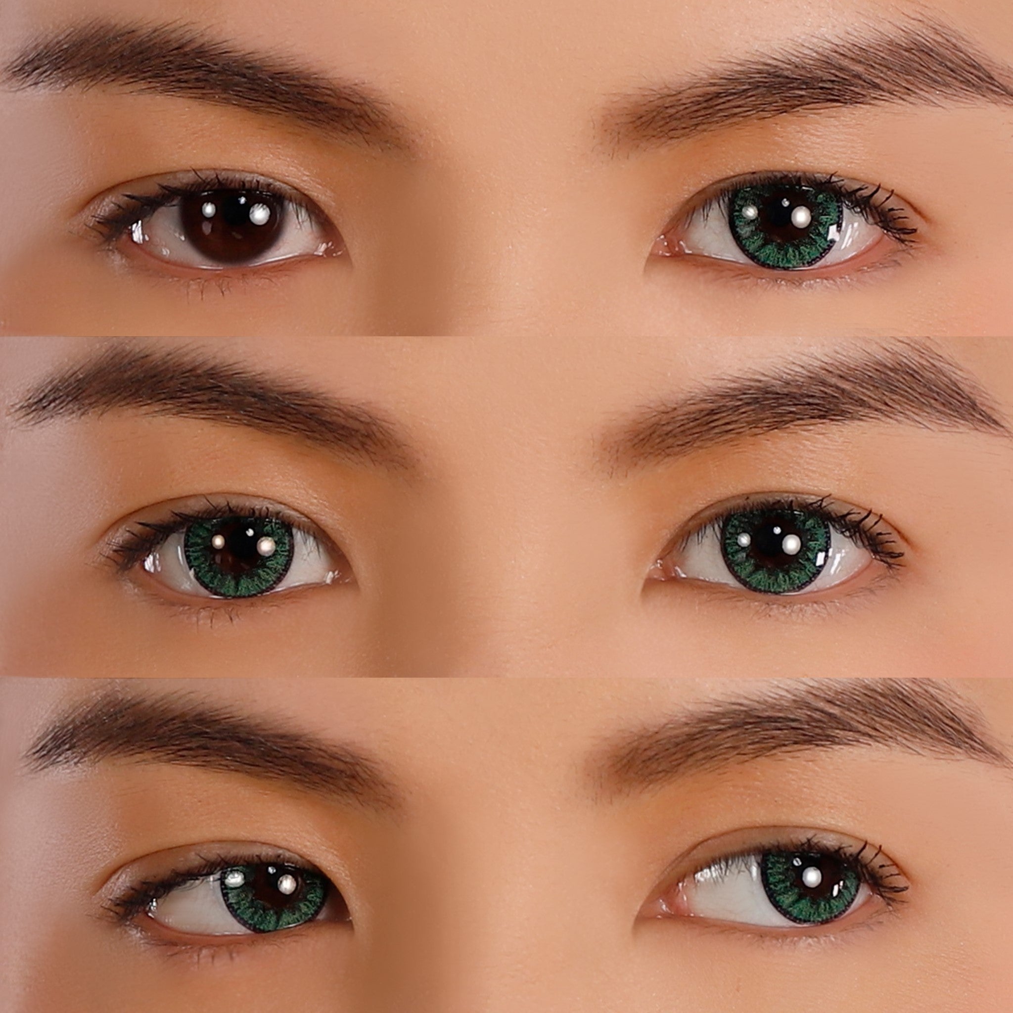 PRIMAL Enchanted Emerald lentilles vertes naturelles 14mm