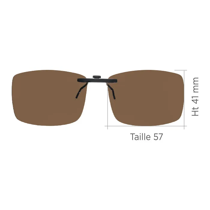 JHB Polyclip 168Q clip solaire polarisant cat.3 taille 57